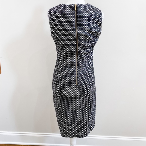 Calvin Klein Black and White Silhouette midi Dress - Picture 4 of 6
